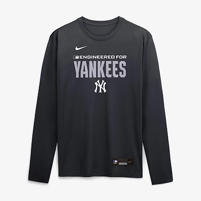 T-shirt à manches longues Nike Legend Dri-FIT Authentic Collection Legend, bleu marine, pour homme
