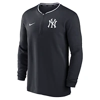 Men's Nike Navy New York Yankees Authentic Collection Performance Half-Zip Top