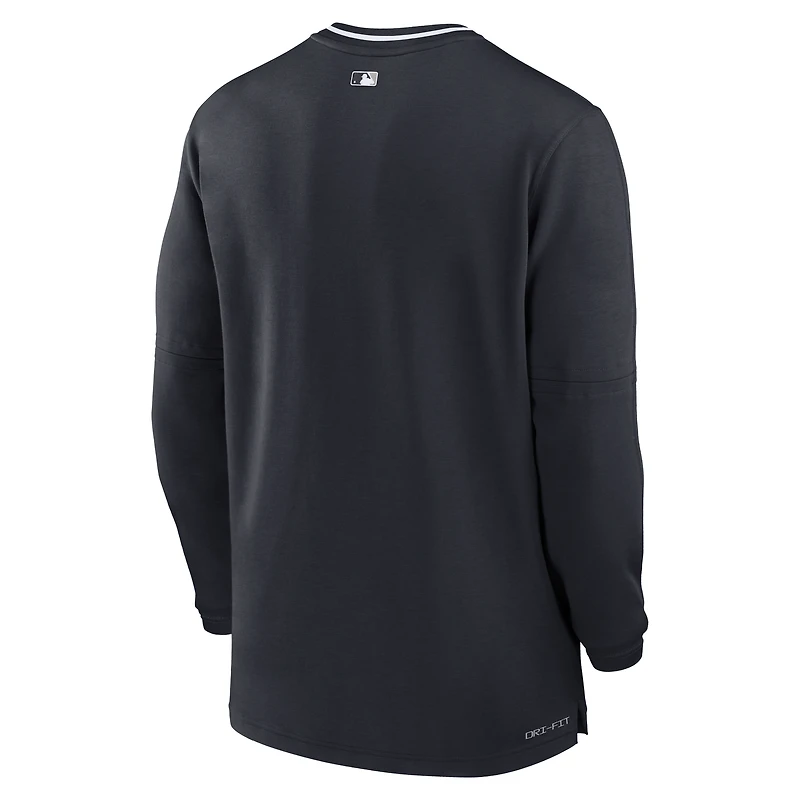 Men's Nike Navy New York Yankees Authentic Collection Performance Half-Zip Top