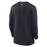Men's Nike Navy New York Yankees Authentic Collection Performance Half-Zip Top