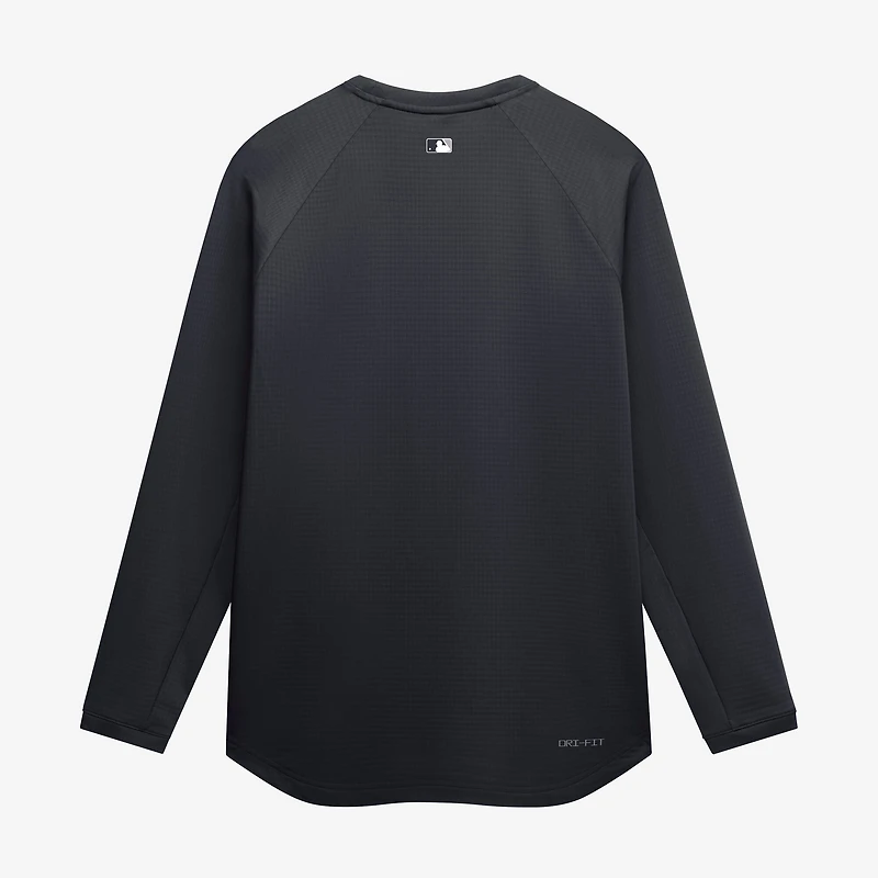 Sweat-shirt raglan Nike Dri-FIT Authentic Collection pour homme, bleu marine, New York Yankees