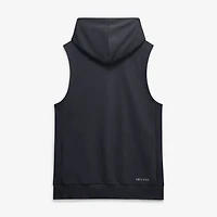 Sweat à capuche sans manches Nike Dri-FIT Authentic Collection Standard Issue, bleu marine
