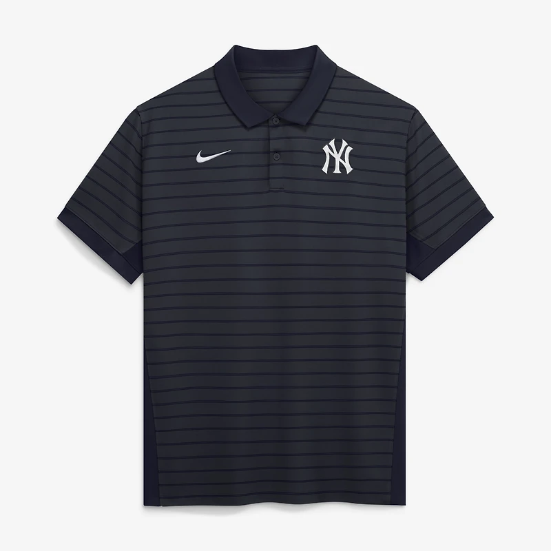 Men's Nike Navy New York Yankees Authentic Collection Striped Victory Dri-FIT Polo