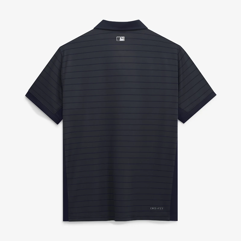 Men's Nike Navy New York Yankees Authentic Collection Striped Victory Dri-FIT Polo