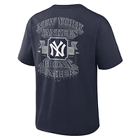 T-shirt Nike Max90 Local bleu marine pour homme, New York Yankees Bronx Bombers