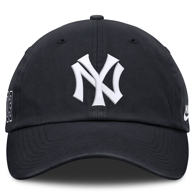 Casquette ajustable Nike bleu marine New York Yankees Cooperstown Club pour homme