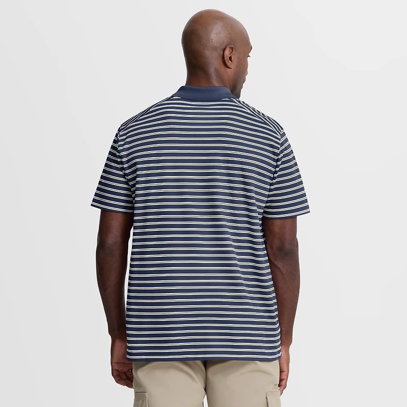 Men's Nike  Navy New York Yankees Cooperstown Collection Dri-FIT Victory Striped Polo