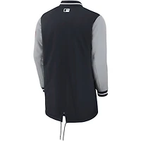 Veste entièrement zippée Nike bleu marine New York Yankees Dugout Performance pour homme