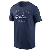 FBC YANKEE NAVY NK SP24 HOMME NIKE HOME TEAM ATHLETIC ARCH SS TEE TEEMENSCC