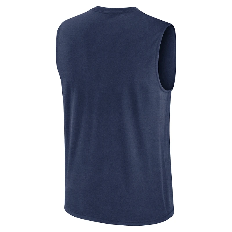 Débardeur Nike Knockout Performance Muscle pour homme, bleu marine, New York Yankees