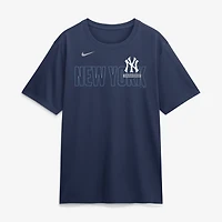 T-shirt Nike Dri-FIT Legend de l'équipe Knockout des Yankees New York, bleu marine, pour homme