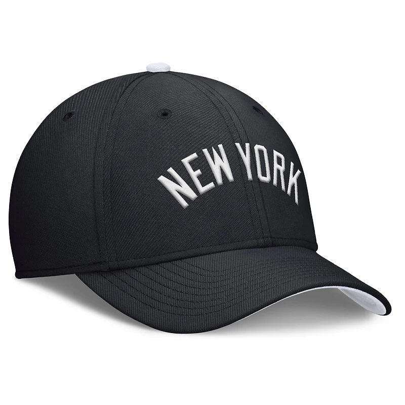 Casquette Nike Primetime Rise Dri-FIT Flex bleu marine pour homme