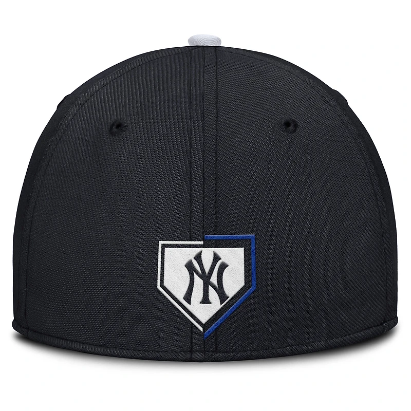 Casquette Nike Primetime Rise Dri-FIT Flex bleu marine pour homme