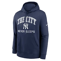 Men's Nike Navy New York Yankees The City Never Sleeps Club Hoodie