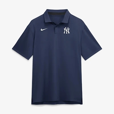 Polo Nike Dri-FIT bleu marine pour homme, édition spéciale New York Yankees.