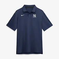 Polo Nike Dri-FIT bleu marine pour homme, édition spéciale New York Yankees.