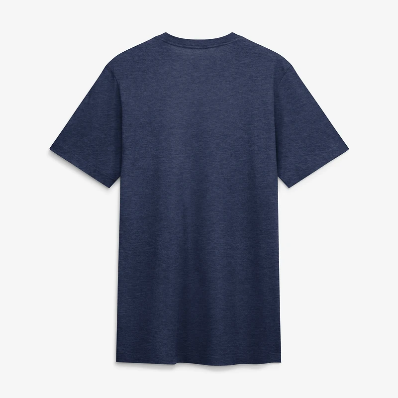 T-shirt Nike pour homme, bleu marine, logo New York Yankees, mélange de trois matières.