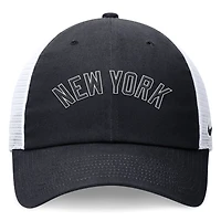 Men's Nike Navy New York Yankees Wordmark Adjustable Trucker Hat