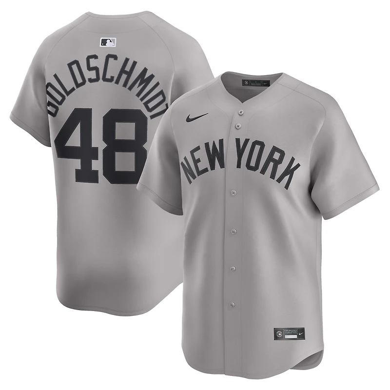 Maillot de joueur Nike Paul Goldschmidt gris New York Yankees Road Limited pour homme