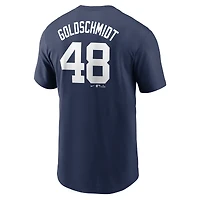 T-shirt Nike Paul Goldschmidt bleu marine pour homme avec nom et numéro Fuse des Yankees de New York