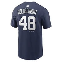 Men's Nike Paul Goldschmidt Navy New York Yankees Home Name & Number T-Shirt