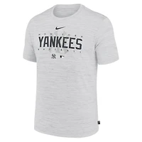 Men's Nike White New York Yankees Authentic Collection Velocity Performance Practice T-Shirt