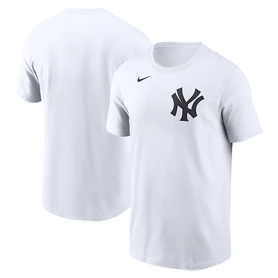 T-shirt Nike blanc pour homme avec logo Fuse des Yankees de New York