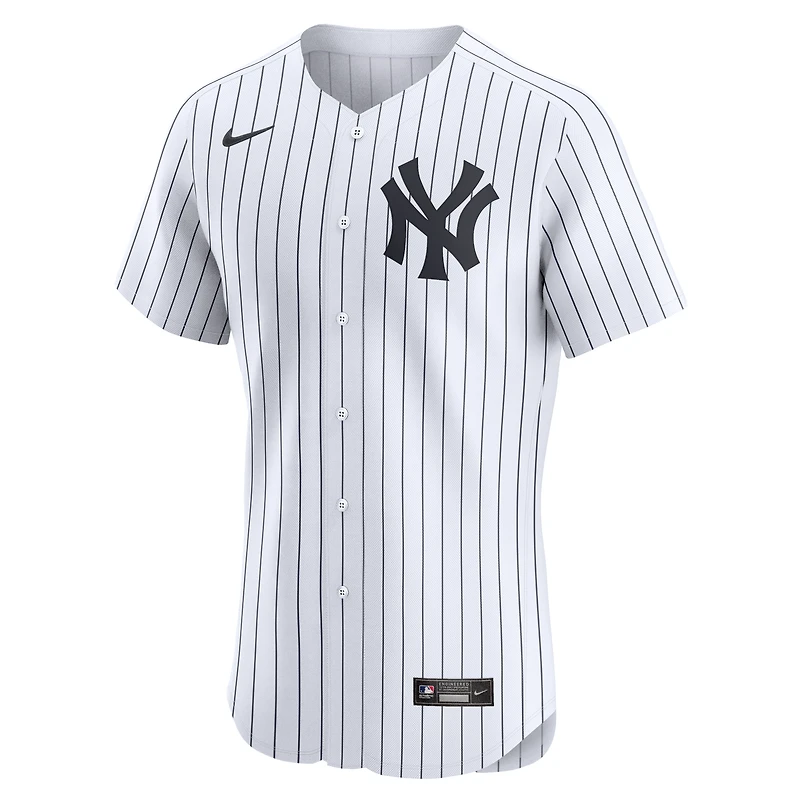 Men's Nike White New York Yankees Home Elite Jersey