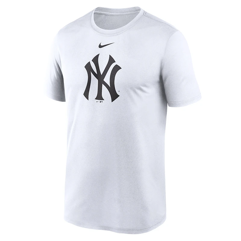 Men's Nike  White New York Yankees Legend Fuse Large Logo Dri-FIT T-Shirt