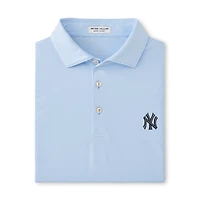 Men's Peter Millar Navy New York Yankees Jubilee Stripe Polo