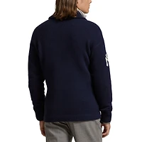 Cardigan boutonné bleu marine New York Yankees Polo Ralph Lauren pour homme