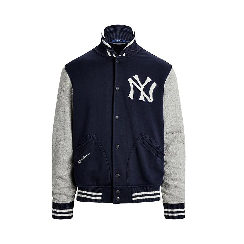 Men's Polo Ralph Lauren  Navy New York Yankees Full-Snap Varsity Jacket