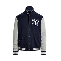 Men's Polo Ralph Lauren  Navy New York Yankees Full-Snap Varsity Jacket