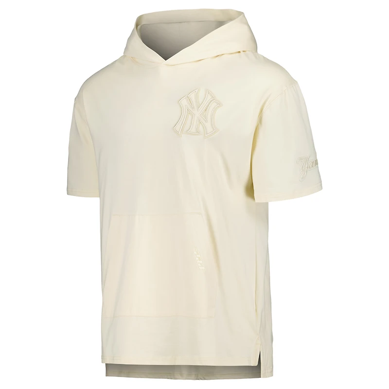 Men's Pro Standard Cream New York Yankees Neutral Hoodie T-Shirt