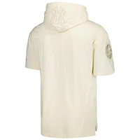 Men's Pro Standard Cream New York Yankees Neutral Hoodie T-Shirt