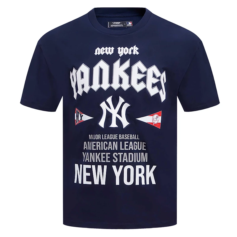 T-shirt surdimensionné Pro Standard bleu marine New York Yankees City Tour pour hommes