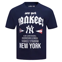 T-shirt surdimensionné Pro Standard bleu marine New York Yankees City Tour pour hommes