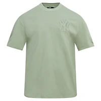 Men's Pro Standard Olive New York Yankees Neutral Drop Shoulder T-Shirt