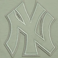 Men's Pro Standard Olive New York Yankees Neutral Drop Shoulder T-Shirt