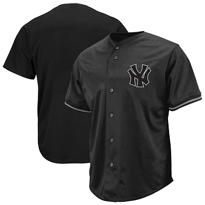 Maillot de mode pop pour hommes, noir, New York Yankees, grandes tailles