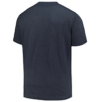T-shirt avec logo vieilli pour hommes, bleu marine chiné, New York Yankees, Big & Tall