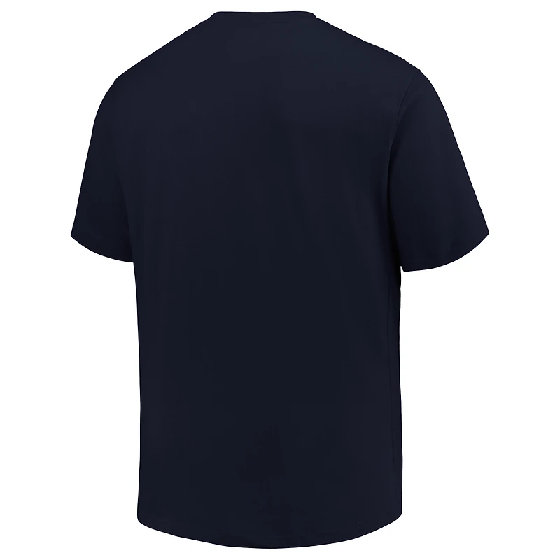 T-shirt Heart & Soul pour hommes, bleu marine, New York Yankees, Big Tall