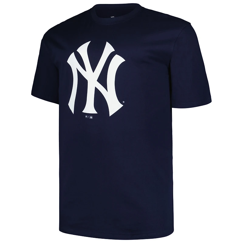 T-shirt pour hommes Profile Navy New York Yankees Big & Tall #1 Dad