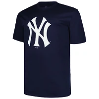 T-shirt pour hommes Profile Navy New York Yankees Big & Tall #1 Dad