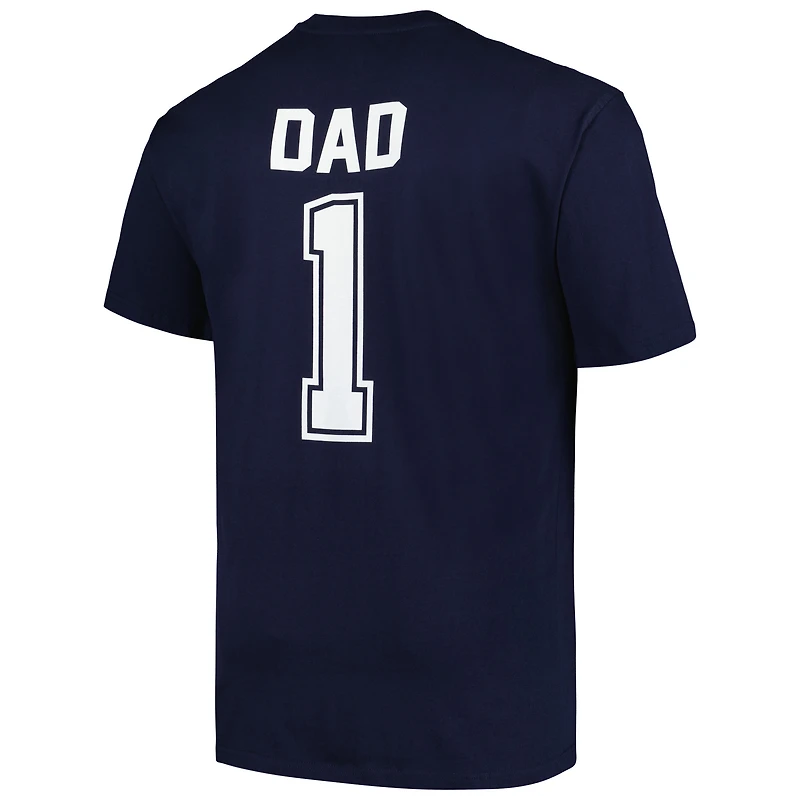 T-shirt pour hommes Profile Navy New York Yankees Big & Tall #1 Dad