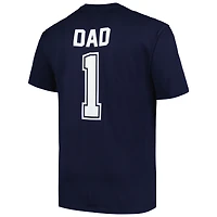T-shirt pour hommes Profile Navy New York Yankees Big & Tall #1 Dad
