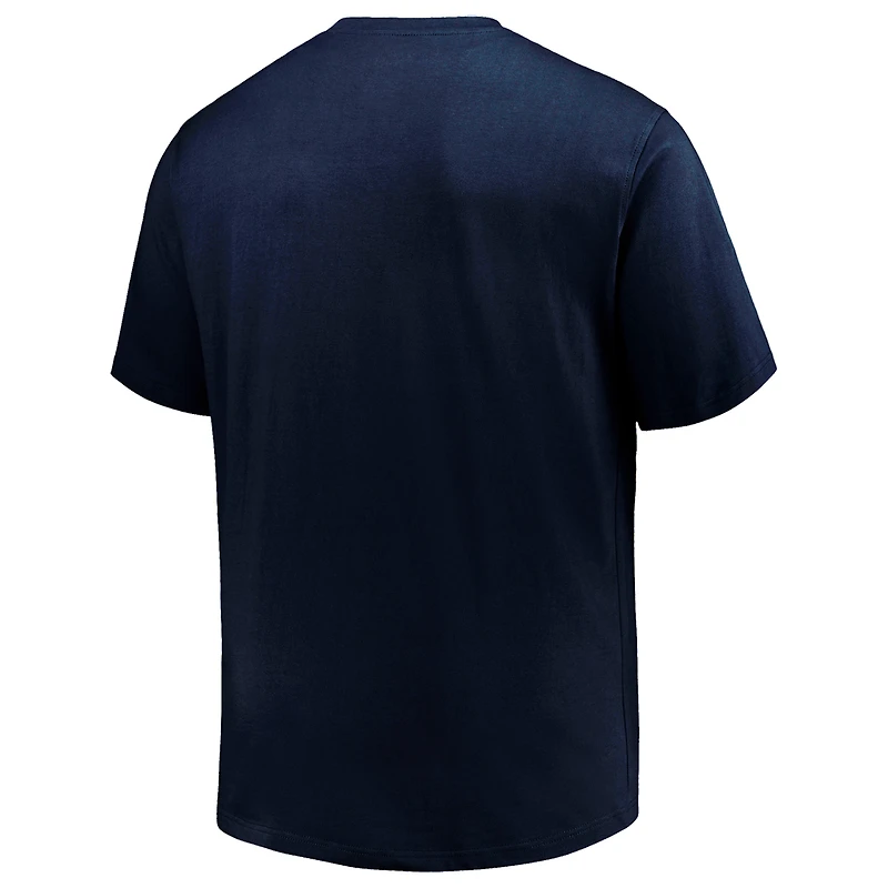 Men's Profile Navy New York Yankees Big & Tall Primary Logo T-Shirt