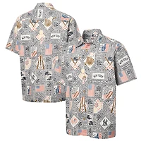 Chemise boutonnée Reyn Spooner bleu marine New York Yankees pour homme