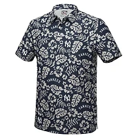 Men's Reyn Spooner  Navy New York Yankees Cooperstown Pua Performance Polo