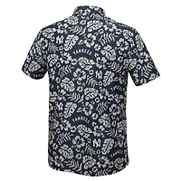 Polo de performance Reyn Spooner bleu marine New York Yankees Cooperstown Pua pour homme